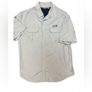 Rare Hurley International GTG Men's Field Hiking Short Sleeve Button Shirt Sz XL